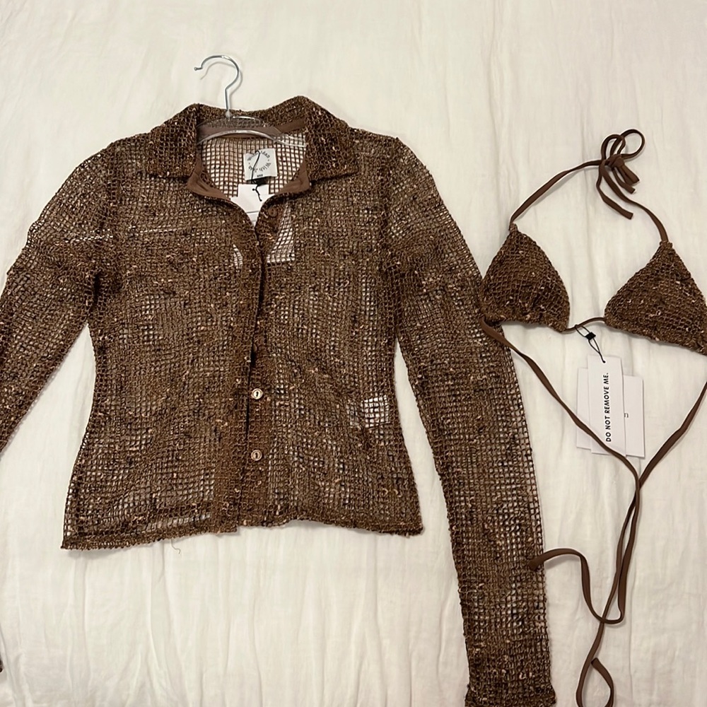 With Jean Eva Top and Betsey Bikini Top